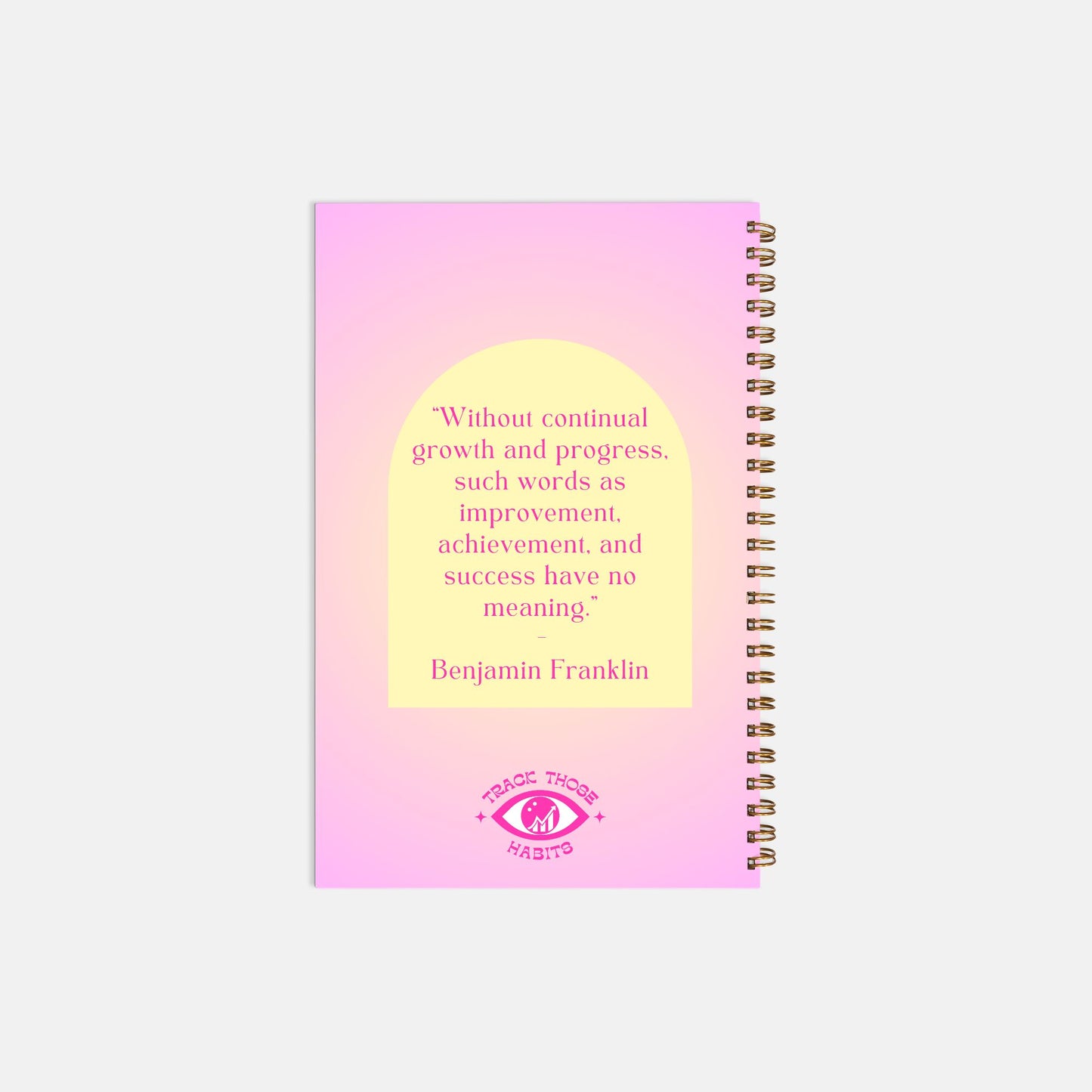 Small Hardcover Notebook | Pink Lemonade